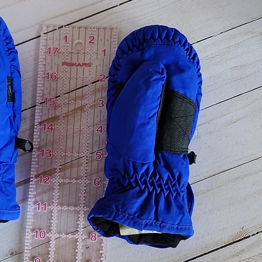Blue snow gloves kids‎ xxs